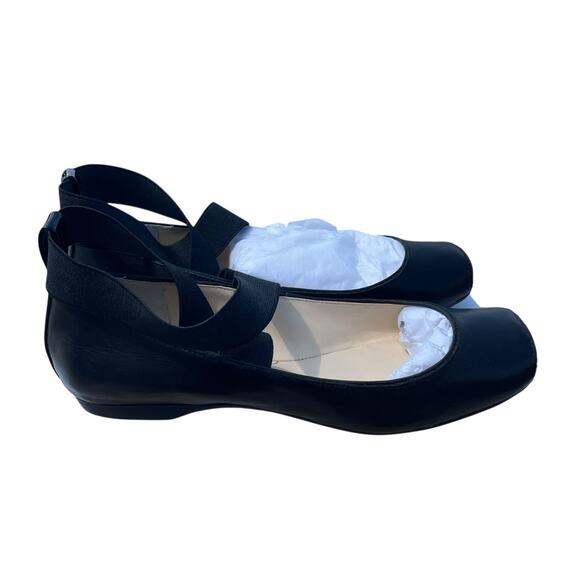 NIB Jessica Simpson Mandalaye Ankle Wrap Ballet Flat - Black - 6.5 - Picture 4 of 12